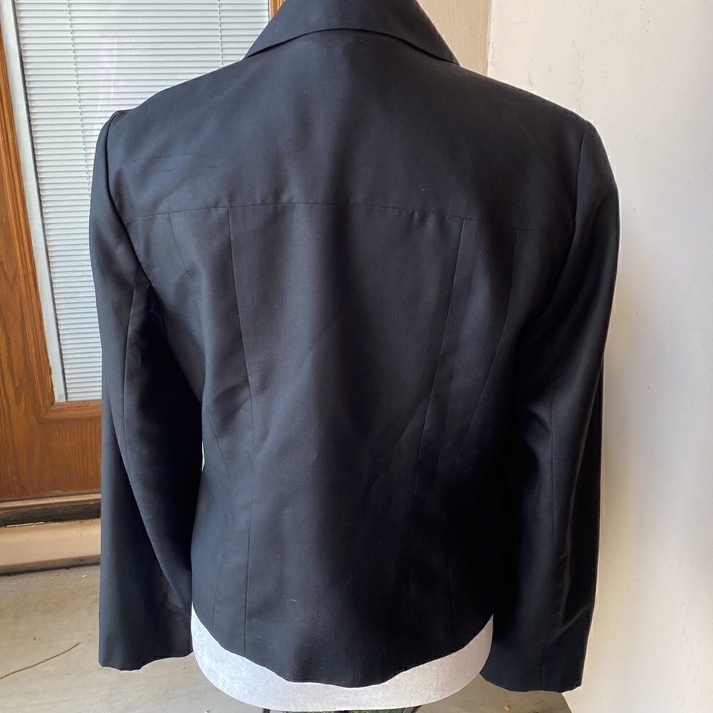 Black button front Harold’s jacket size 8 - Picture 4 of 8